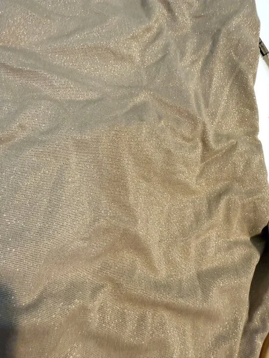 NWT Aqua One Piece Metallic Gold Swimsuit Size Large $166 [jb] - Picture 6 of 6